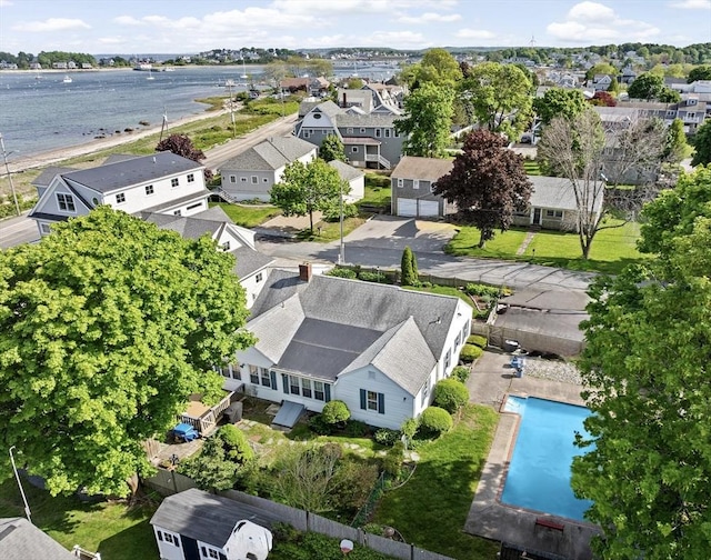6 Damon Rd, Scituate, MA 02066 - aerial view of residential area with a nearby body of water