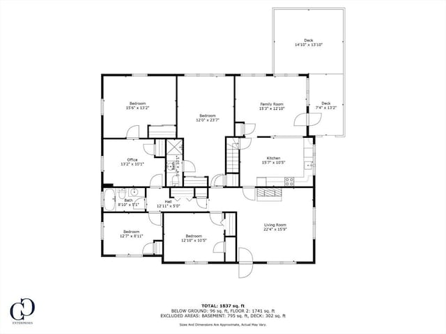 6 Damon Rd, Scituate, MA 02066 - floor plan / room layout