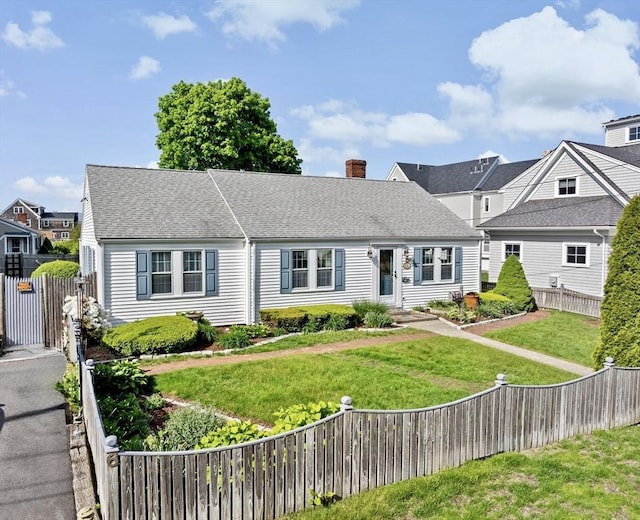 6 Damon Rd, Scituate, MA 02066 - view of front of property with a chimney