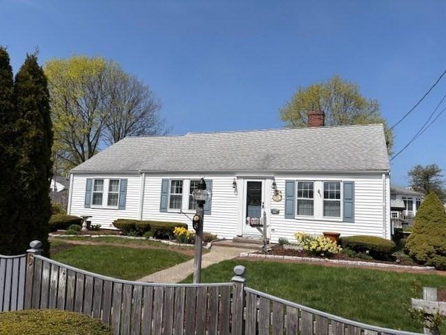 6 Damon Rd, Scituate, MA 02066 - view of front of house featuring a chimney