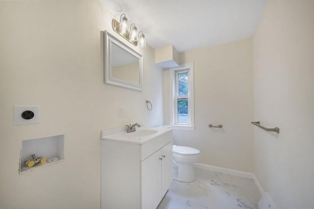 1030 Oak St, Dighton, MA 02764 - bathroom featuring marble finish floors and vanity