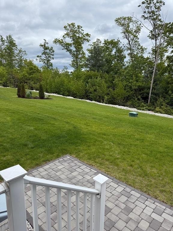 186 Stone Hill Dr Unit 186, Northbridge, MA 01588 - view of grassy yard with a patio area