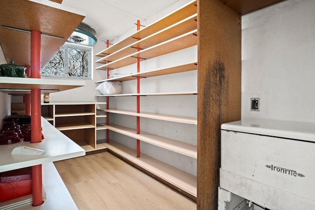 view of storage room