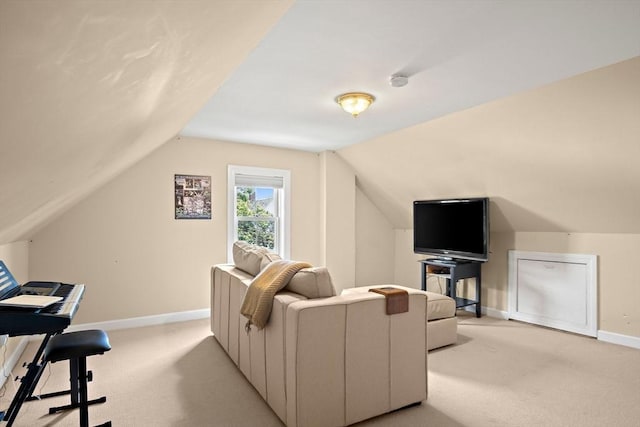 35 Harvard St, Winchester, MA 01890 - bonus room featuring vaulted ceiling, light colored carpet, and baseboards