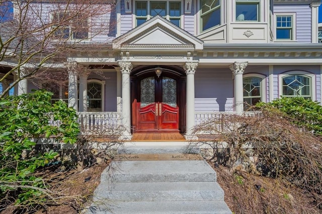 view of entrance to property