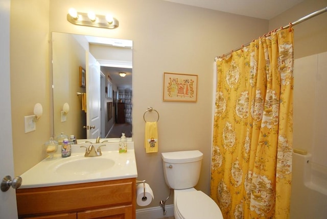16 John Francis Ln Unit 16, Acton, MA 01720 - bathroom with vanity, toilet, and curtained shower