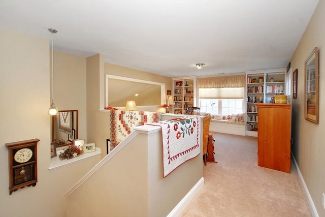 16 John Francis Ln Unit 16, Acton, MA 01720 - hall with carpet flooring, an upstairs landing, and baseboards