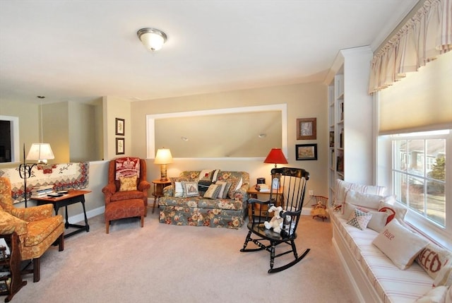 16 John Francis Ln Unit 16, Acton, MA 01720 - living area featuring light colored carpet and baseboards