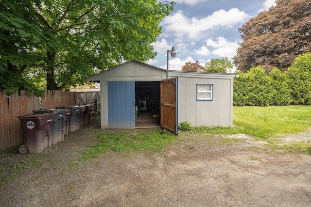 9 Sherman St, Westfield, MA 01085 - view of shed with fence