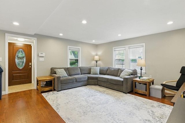 33 Walworth St, Worcester, MA 01602 - living room with recessed lighting and wood finished floors