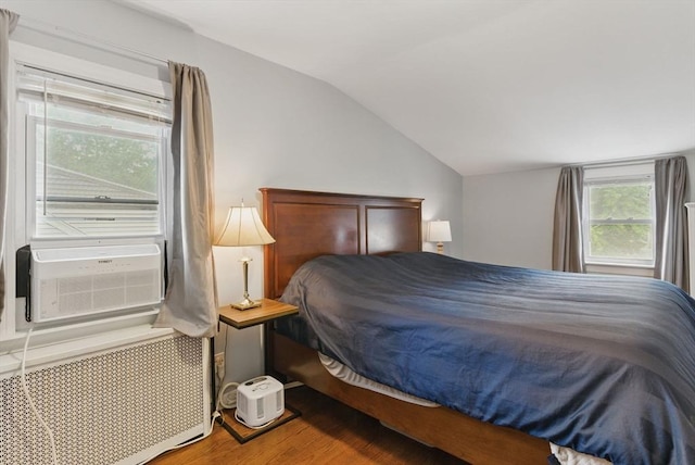 33 Walworth St, Worcester, MA 01602 - bedroom featuring lofted ceiling and wood finished floors
