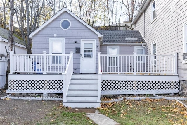 view of front of house