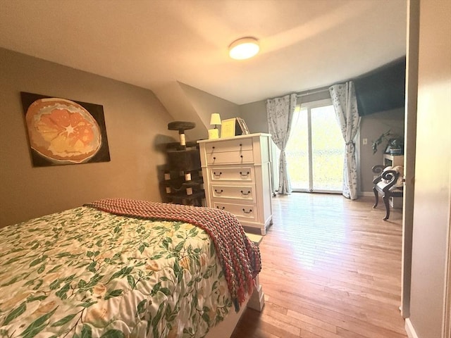 6 Gates St, Monson, MA 01057 - bedroom with light wood-type flooring and access to exterior
