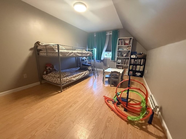 6 Gates St, Monson, MA 01057 - bedroom featuring wood finished floors and vaulted ceiling