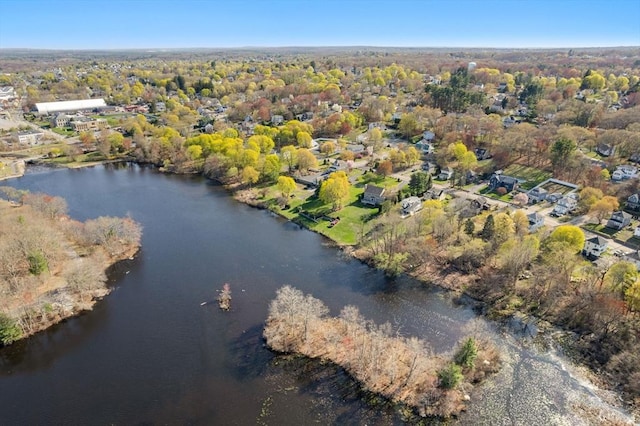 121 Purchase St, Milford, MA 01757 - aerial view of property and surrounding area featuring a nearby body of water