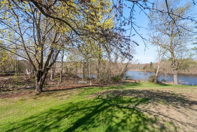 121 Purchase St, Milford, MA 01757 - view of grassy yard featuring a water view