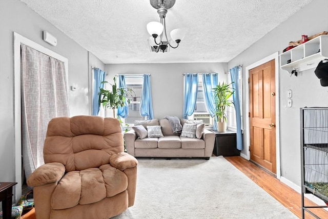 93 Warren, Fall River, MA 02721 - living room featuring light wood-style flooring and a textured ceiling