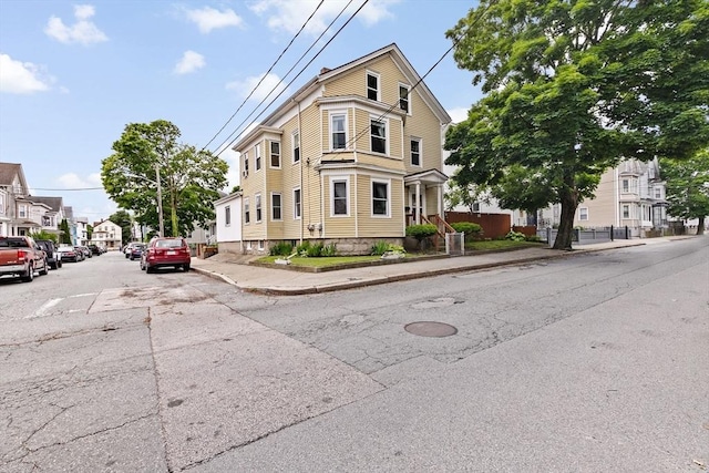 93 Warren, Fall River, MA 02721 - view of building exterior with a residential view