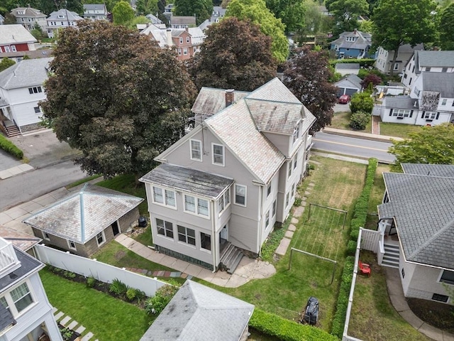 164-166 Church St, Watertown, MA 02472 - aerial perspective of suburban area
