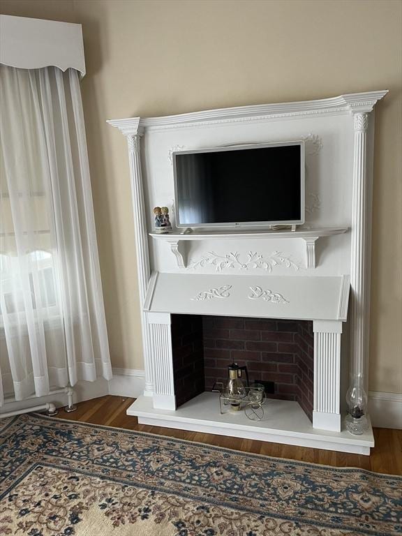 67 Etna St, Boston, MA 02135 - detailed view of wood finished floors and baseboards