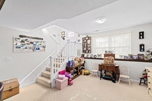 544 Lunns Way, Plymouth, MA 02360 - interior space featuring carpet and baseboards