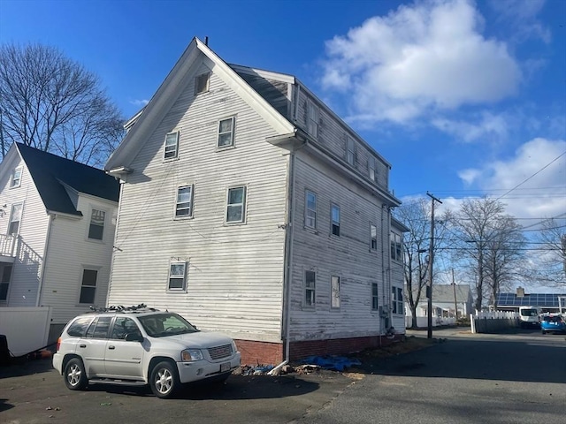 view of side of property