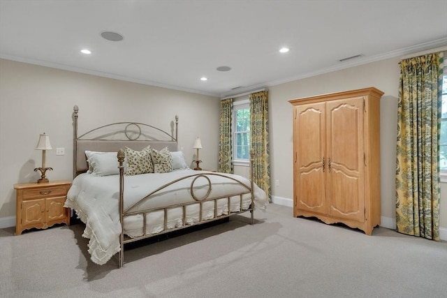 3 Aaron Rd, Lexington, MA 02421 - carpeted bedroom featuring recessed lighting and crown molding