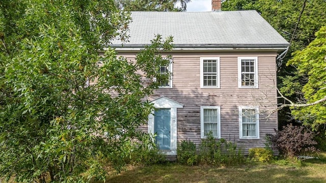 view of colonial-style house