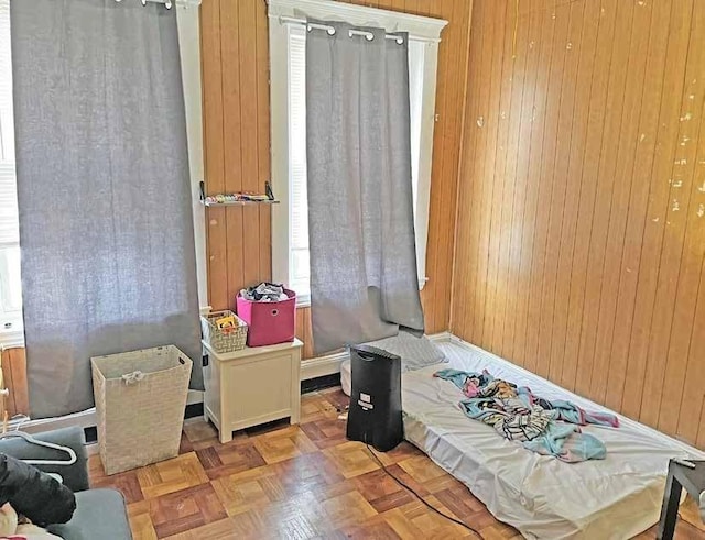 125-129 Arlington St, Chelsea, MA 02150 - bedroom with wood walls
