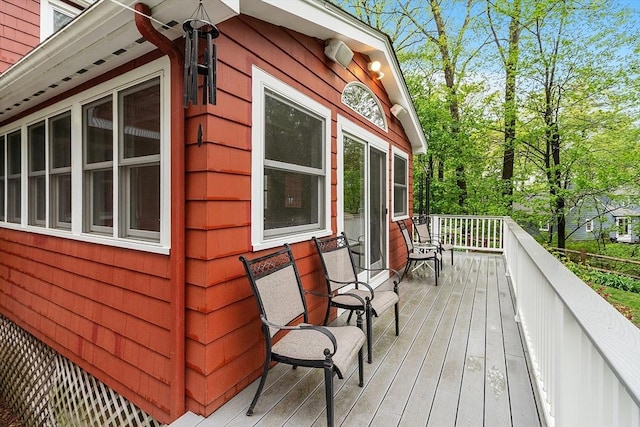view of deck