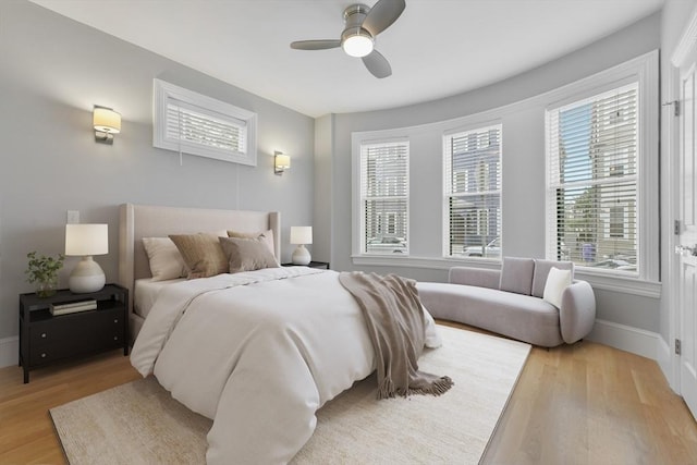 870 E 4th St Unit 1, Boston, MA 02127 - bedroom with wood finished floors and ceiling fan