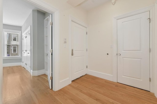870 E 4th St Unit 1, Boston, MA 02127 - hall with light wood-style floors and baseboards