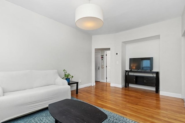 112 Thornton St Unit 2, Boston, MA 02119 - living area featuring wood finished floors and baseboards
