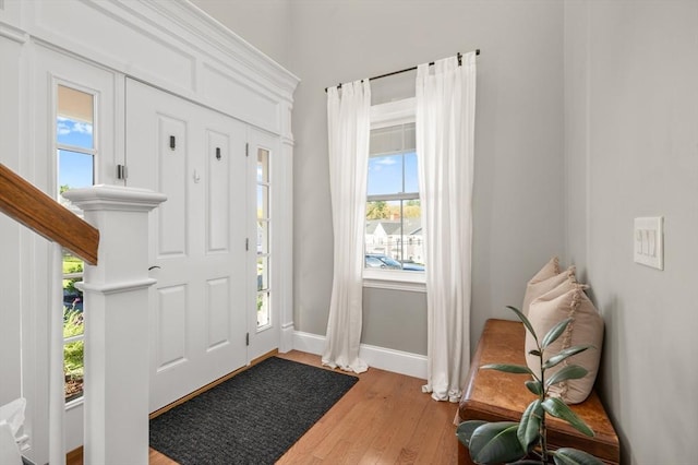 11 Bailey Pond Ln Unit 11, Amesbury, MA 01913 - foyer with light wood finished floors and baseboards