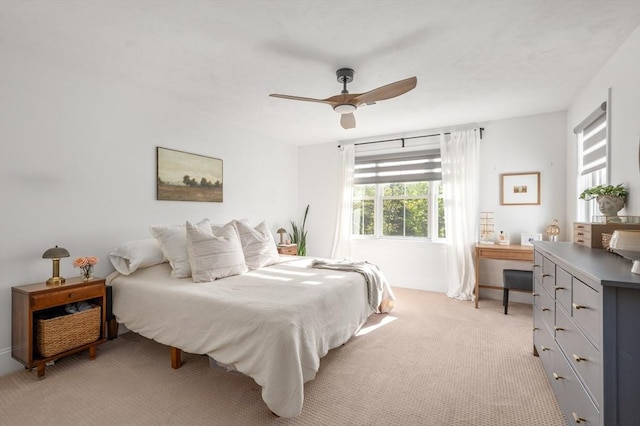 11 Bailey Pond Ln Unit 11, Amesbury, MA 01913 - bedroom featuring light carpet and ceiling fan