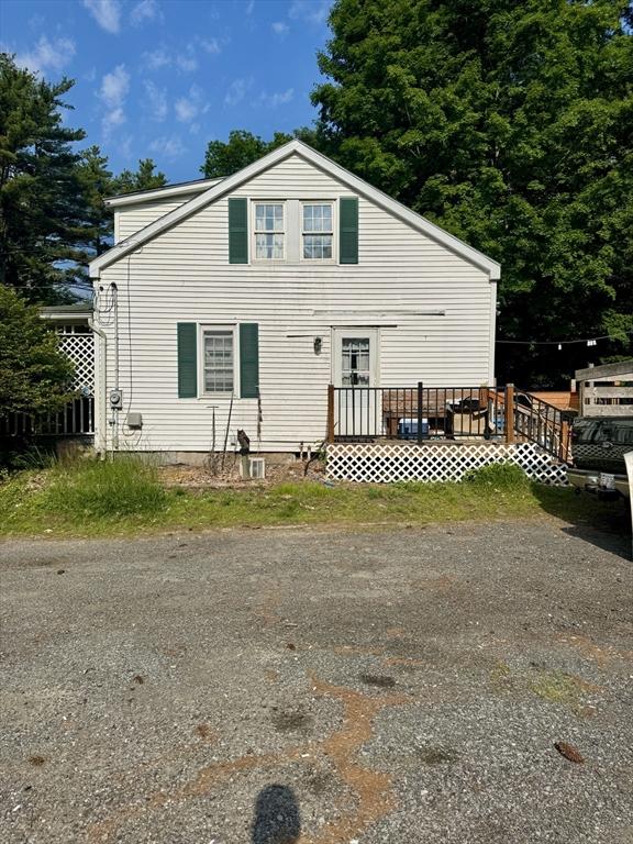 45 River St, Belchertown, MA 01007 - rear view of property