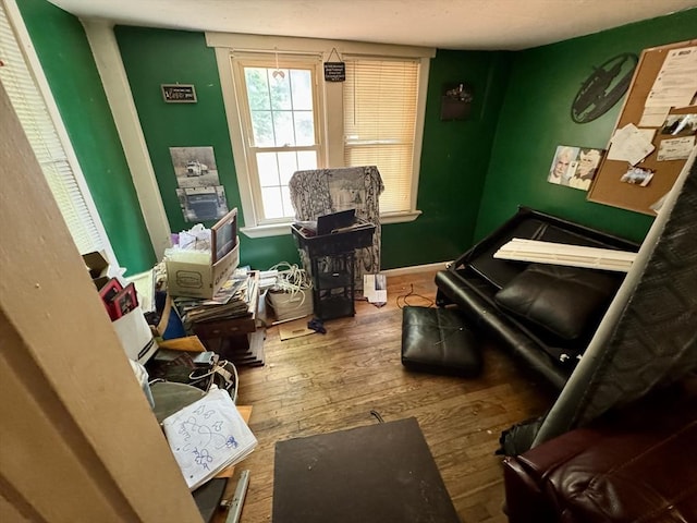 45 River St, Belchertown, MA 01007 - living area featuring wood-type flooring