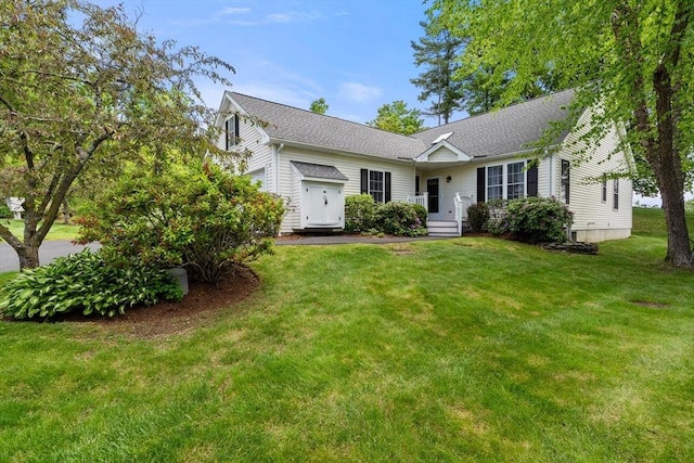 23 William Onthank Ln Unit 23, Southborough, MA 01772 - view of front of home with a front lawn and a shingled roof