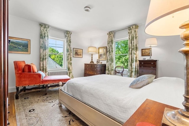 250 Arlington St Unit A, Acton, MA 01720 - bedroom featuring wood finished floors, radiator, and baseboards