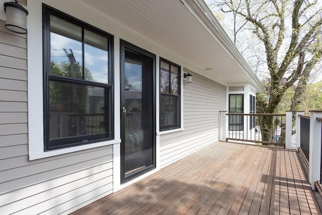 view of deck
