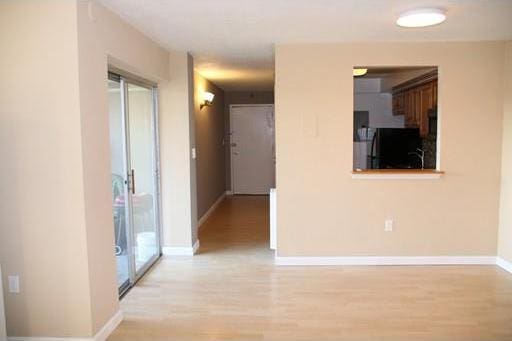 hall featuring light hardwood / wood-style floors