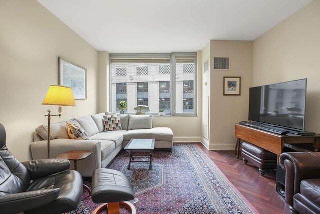 1 Charles St S Unit 602, Boston, MA 02116 - living area with baseboards