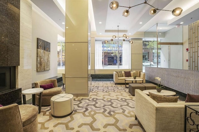 1 Charles St S Unit 602, Boston, MA 02116 - building lobby with recessed lighting