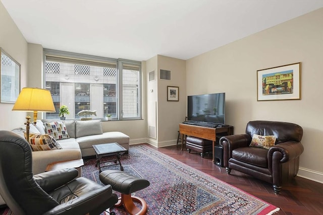 1 Charles St S Unit 602, Boston, MA 02116 - living area with baseboards