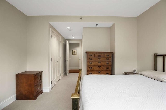 1 Charles St S Unit 602, Boston, MA 02116 - bedroom with light colored carpet, baseboards, and recessed lighting