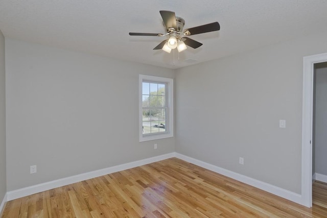 15 Fernwood Dr, East Longmeadow, MA 01028 - spare room with light wood-type flooring, baseboards, and ceiling fan