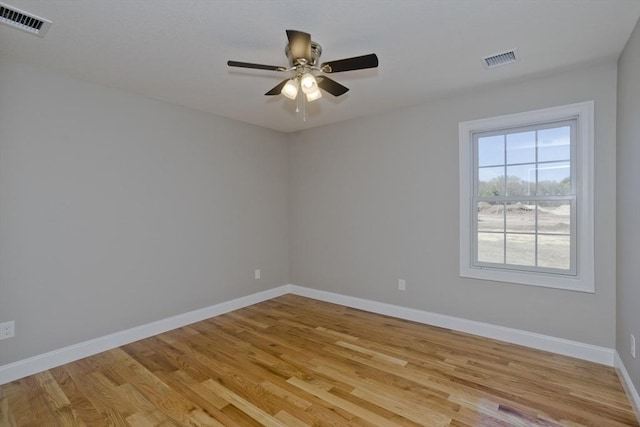 15 Fernwood Dr, East Longmeadow, MA 01028 - empty room featuring baseboards, light wood-type flooring, and ceiling fan