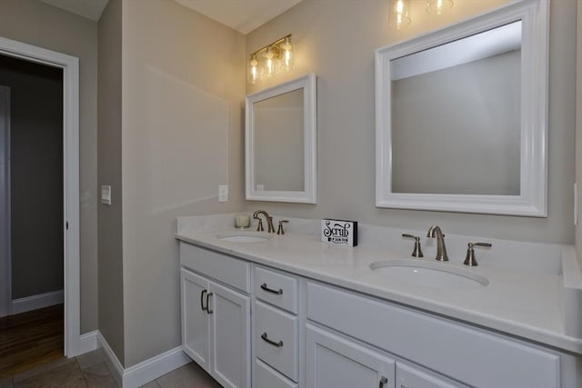 15 Fernwood Dr, East Longmeadow, MA 01028 - full bathroom with double vanity and baseboards