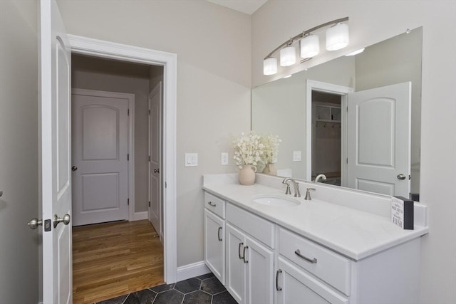 15 Fernwood Dr, East Longmeadow, MA 01028 - bathroom featuring vanity and baseboards