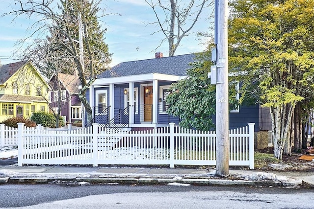 view of front of home